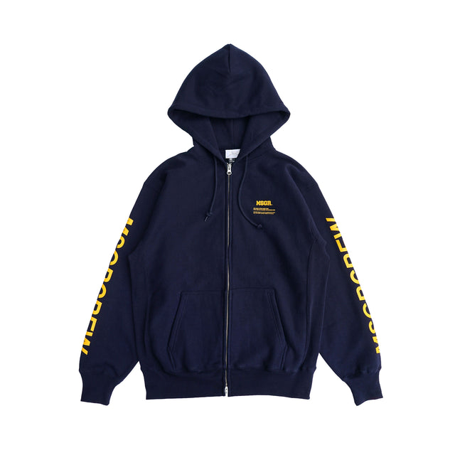 MSGR ジップパーカー / SLV LOGO 12oz ZIP HOOD