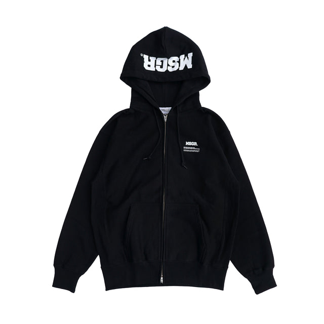 MSGR ジップパーカー / LOGO 12oz ZIP HOOD