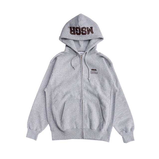 MSGR ジップパーカー / LOGO 12oz ZIP HOOD