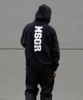 MSGR パーカー / VIRTICAL LOGO 10oz OVERSIZE PULL HOOD