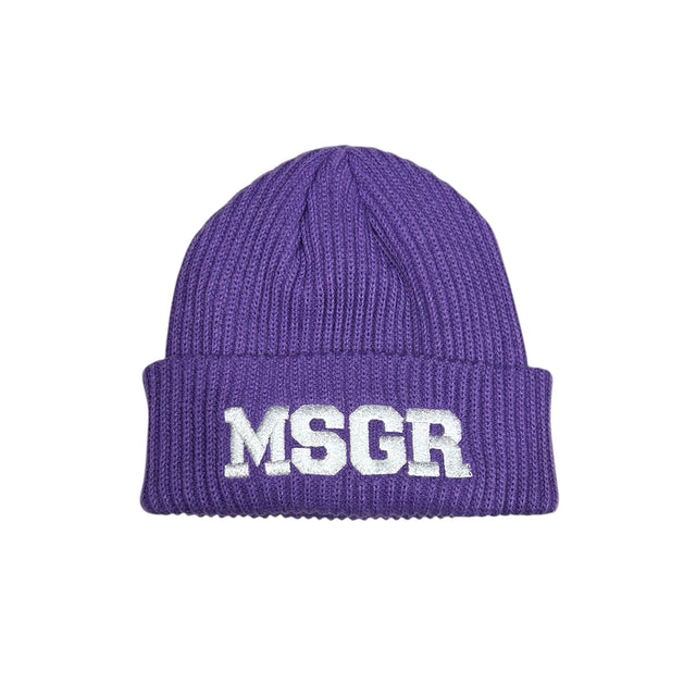 MSGR ニット帽 / LOGO EMB KNIT BEANIE