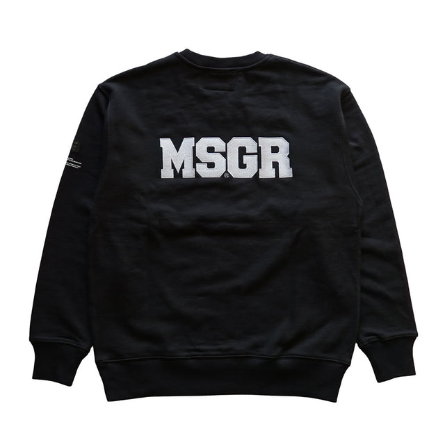 MSGR トレーナー / BLOCK LOGO 4+28 EMBLOID HEAVYWEIGHT CREW