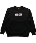 MSGR トレーナー / BLOCK LOGO 18 EMBLOID HEAVYWEIGHT CREW