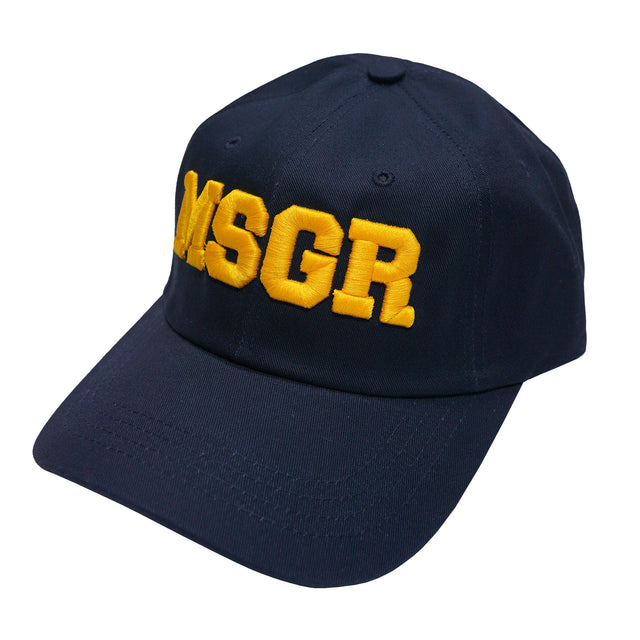MSGR キャップ / 3D BLOCK LOGO 6PANEL CAP