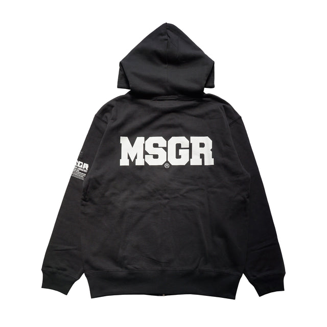 MSGR ジップパーカー / BLOCK LOGO ZIP HOOD