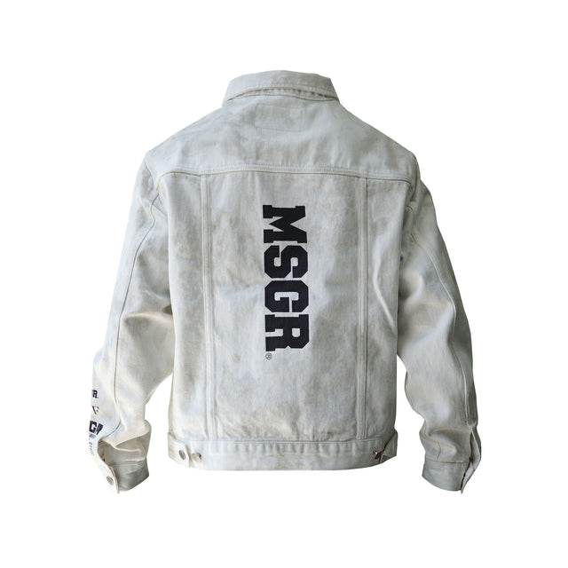 MSGR ジャケット / Dirty White Denim Jacket