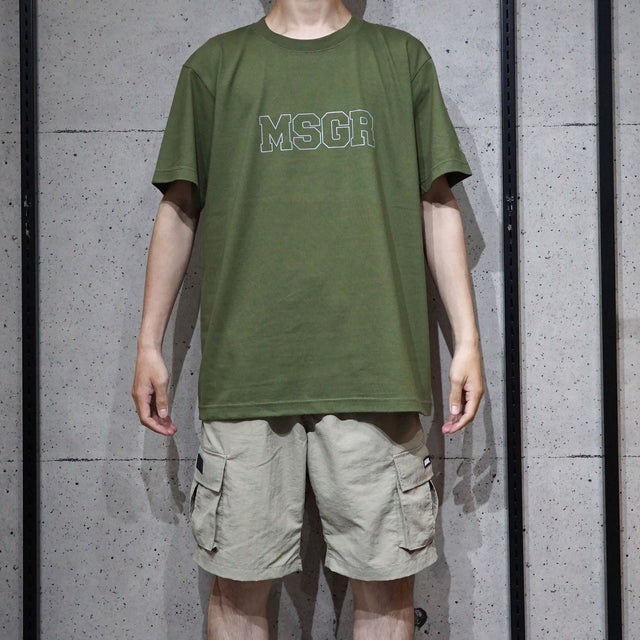 MSGR Tシャツ / REFRECTOR EDGE BLOCK LOGO TEE