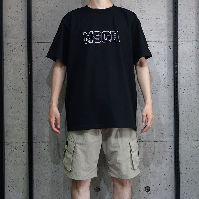 MSGR Tシャツ / EDGE BLOCK LOGO TEE