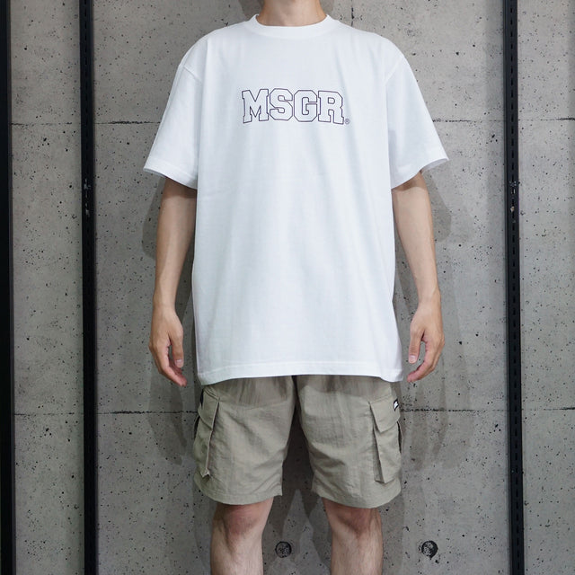 MSGR Tシャツ / EDGE BLOCK LOGO TEE