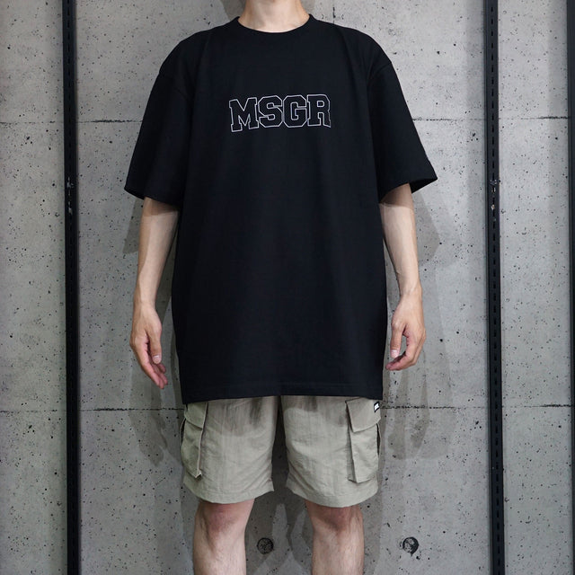 MSGR Tシャツ / REFRECTOR EDGE BLOCK LOGO TEE