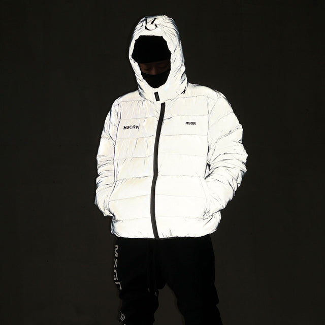 MSGR ジャケット / REFRECTIVE PUFF HOOD JACKET