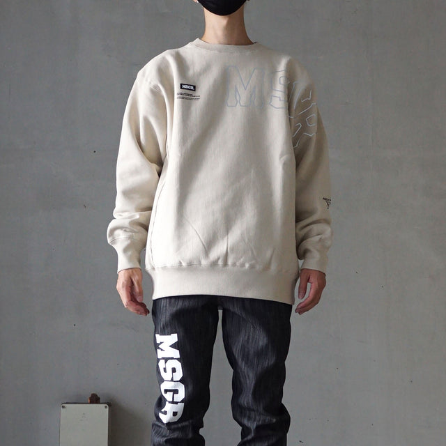 MSGR トレーナー / Omitted Characters 12oz Crew