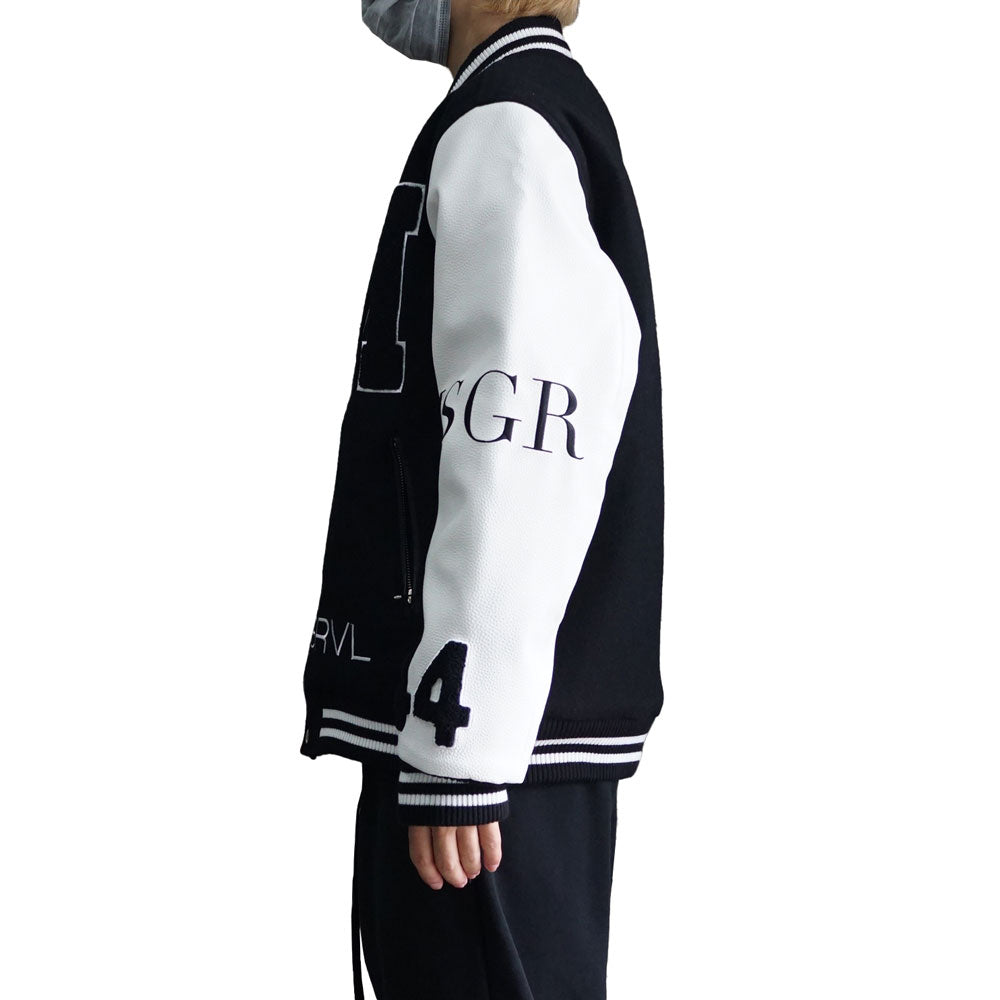 MSGR / スタジャン/L/ウール/BLK/無地/FFF24 STADIUM JACKET MSGR ジャケット / FFF24 STADIUM JACKET – boil FUKUOKA WEB STORE