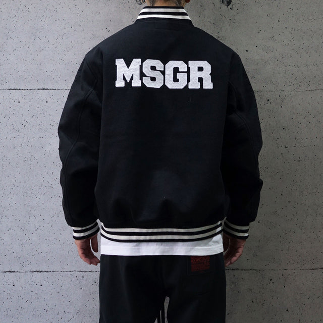MSGRジャケット / Melton Virsity Jacket