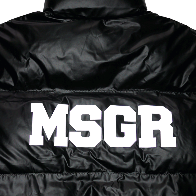 MSGR ジャケット / SHINNY STAND PUFF JACKET