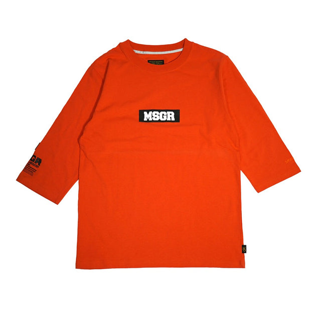 MSGR Tシャツ / BOXIE LOGO 3/4SLV TEE