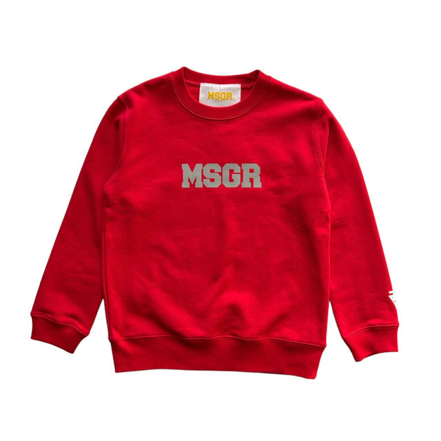 MSGR KIDS トレーナー / KIDS REFRECTOR LOGO CREW