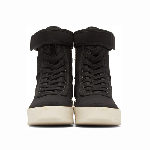 FEAR OF GOD - BLACK MILITARY HIGH-TOP SNEAKERS
