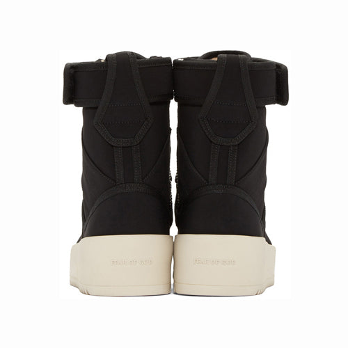 FEAR OF GOD - BLACK MILITARY HIGH-TOP SNEAKERS